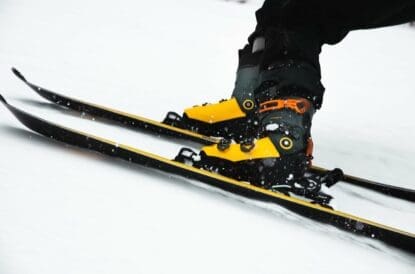 Skis and ski boots